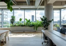 Biophilic Design in England in practise in london office